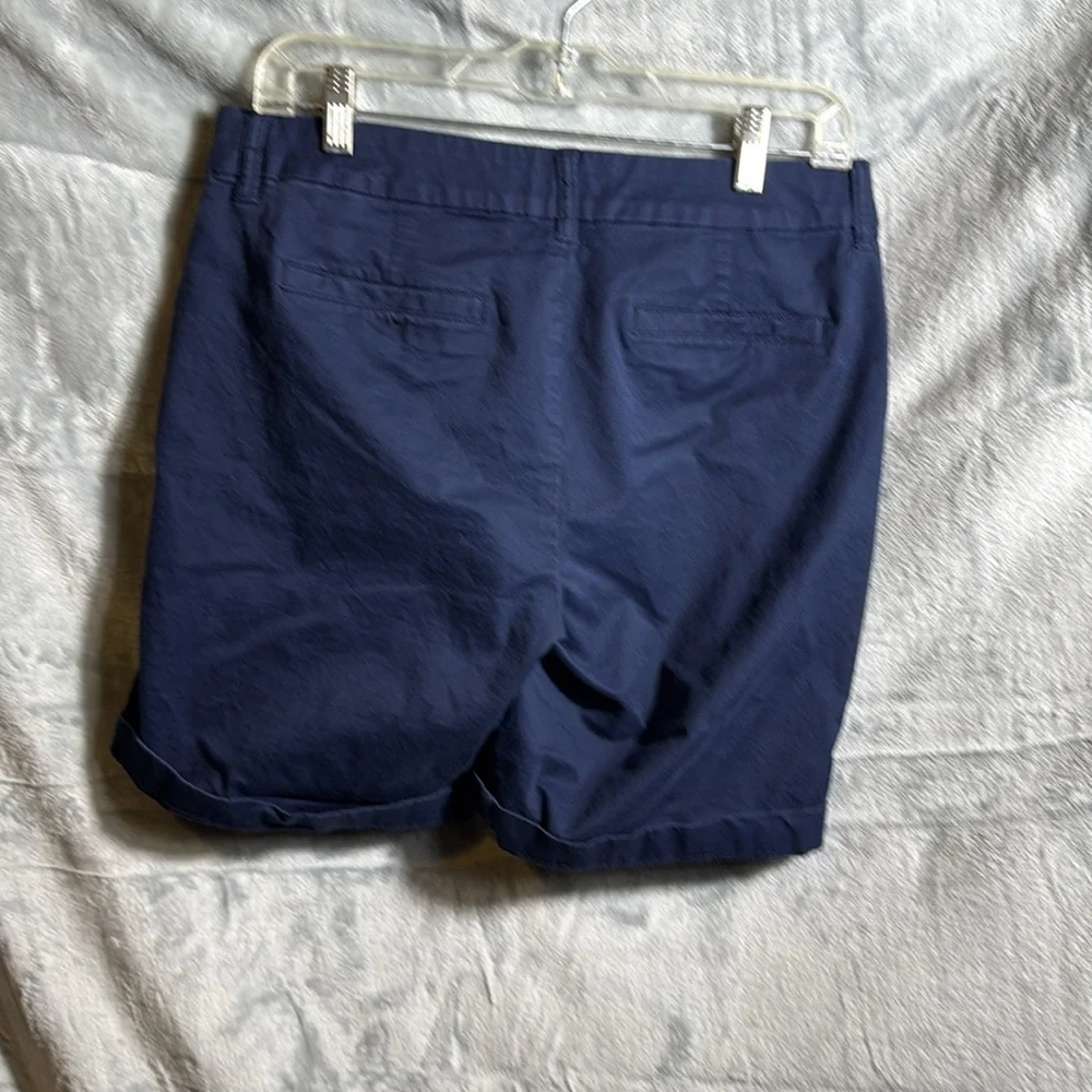 J‎ crew Women's short Navy Blue Shorts size 8 pockets